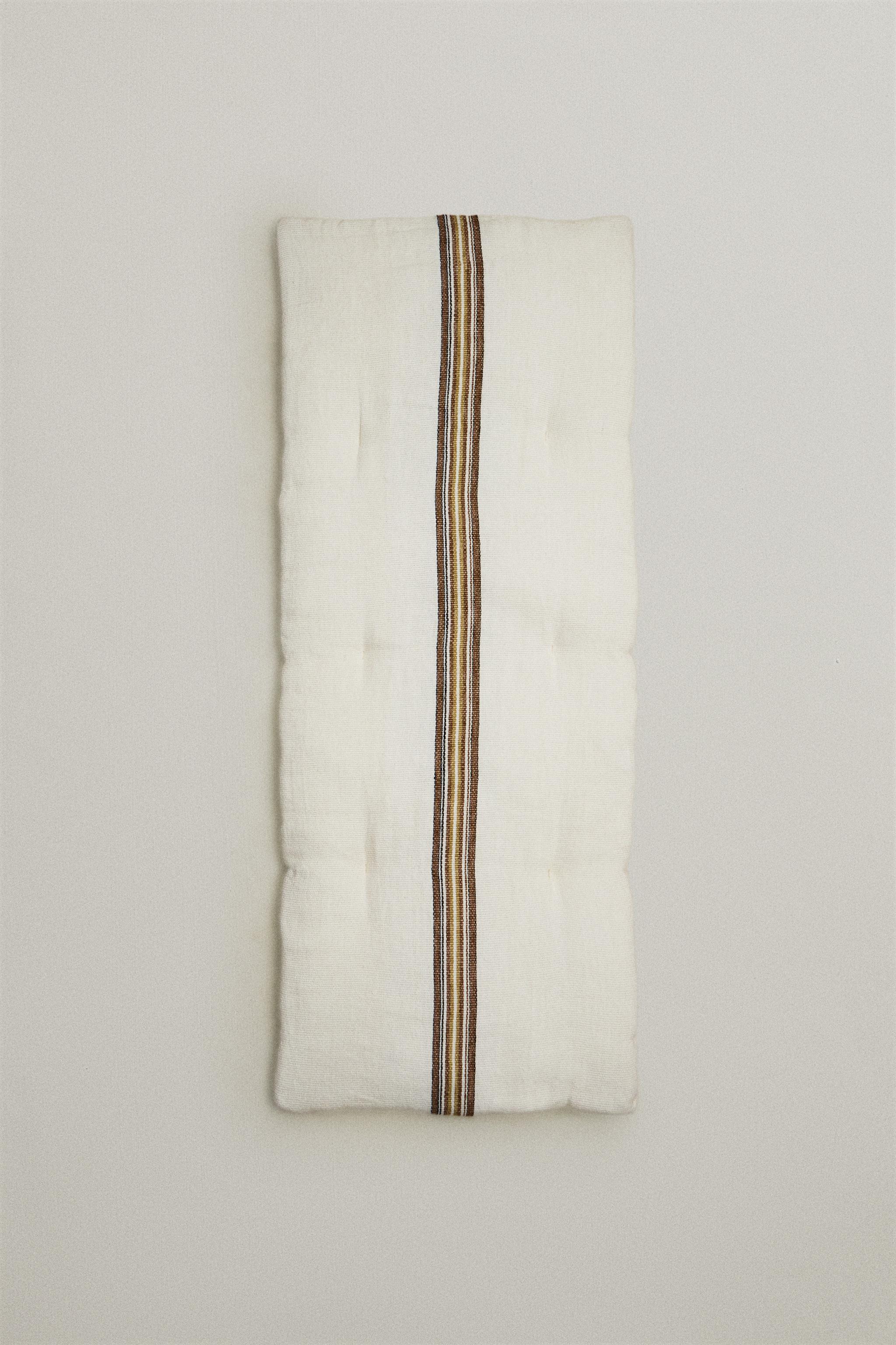 STRIPED BENCH SEAT CUSHION